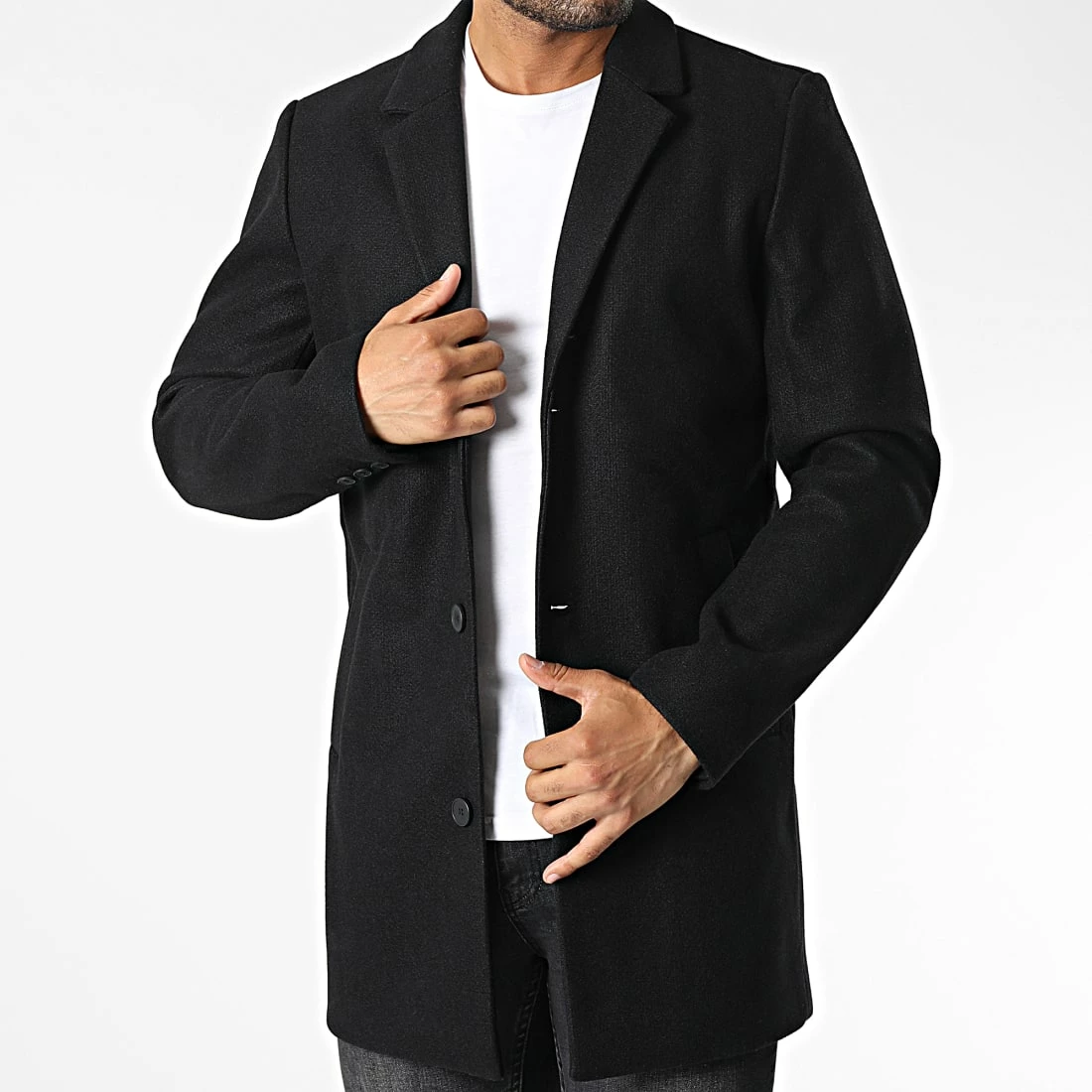 Bon marché ✔️ Manteau Tobias Noir de Produkt 🎉