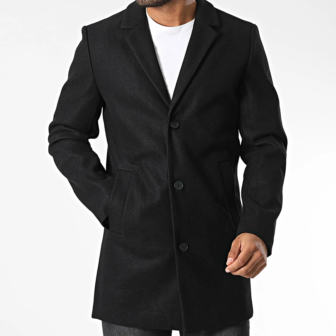 Bon marché ✔️ Manteau Tobias Noir de Produkt 🎉 – Image 3