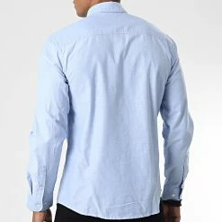 Le moins cher 😉 Chemise Manches Longues Keith Oxford Bleu Clair de Produkt 👏 9 Le moins cher 😉 Chemise Manches Longues Keith Oxford Bleu Clair de Produkt 👏 -'47 Brand Soldes produkt 344472 12191724 CASHMERE BLUE 20221025T152758 04